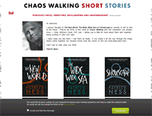 Tablet Screenshot of chaoswalkingstories.com